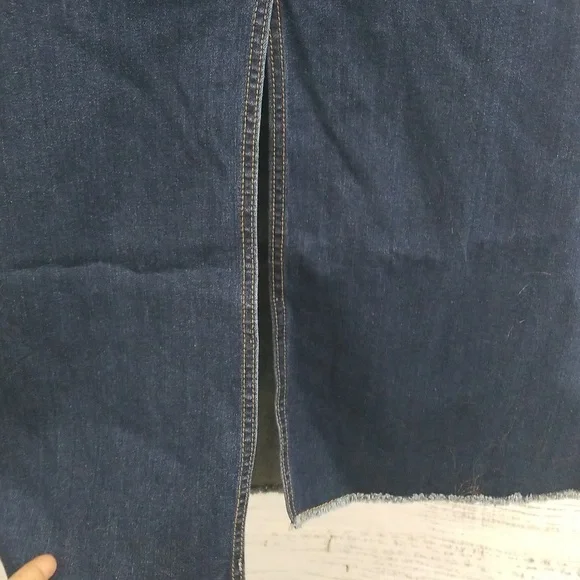 Cato Blue Denim Maxi Skirt - Picture 6 of 10